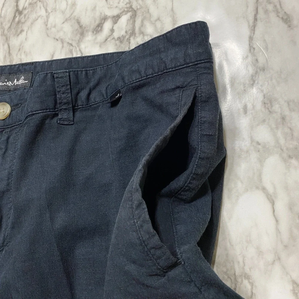 Travis Mathew Mens Shorts Size 38‎ Black Flat Front Golf Adult Pockets